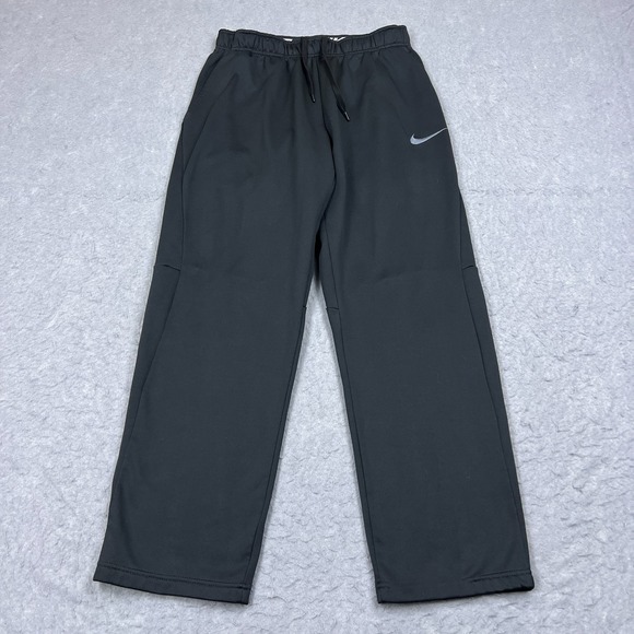 Nike Sweatpants Mens Medium Black Therma-Fit Tapered Fitness Pants Train 800191 - Picture 1 of 14